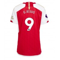 Fotballdrakt Dame Arsenal Gabriel Jesus #9 Hjemmedrakt 2023-24 Kortermet
